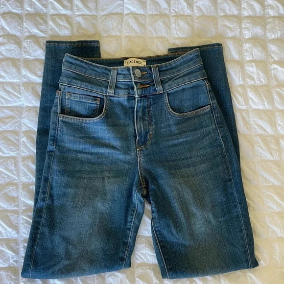 L’Agence high waisted skinny denim - Picture 1 of 7